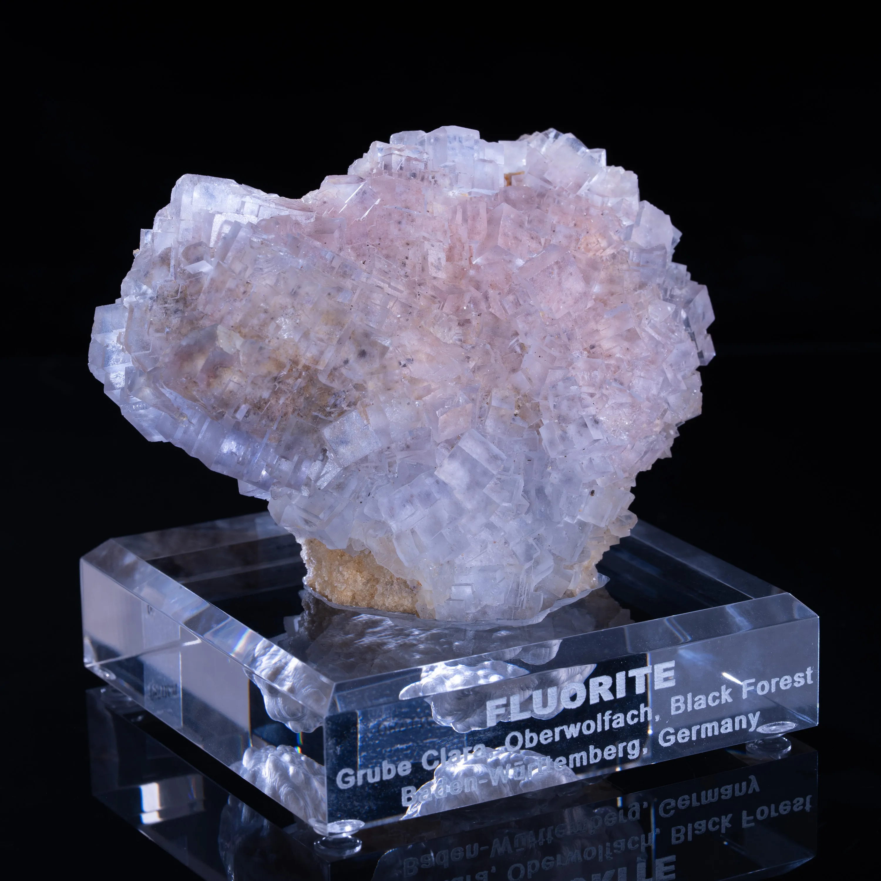 Fluorite from Germany, Baden-Württemberg, Freiburg Region, Ortenaukreis, Oberwolfach, Clara Mine - image 2