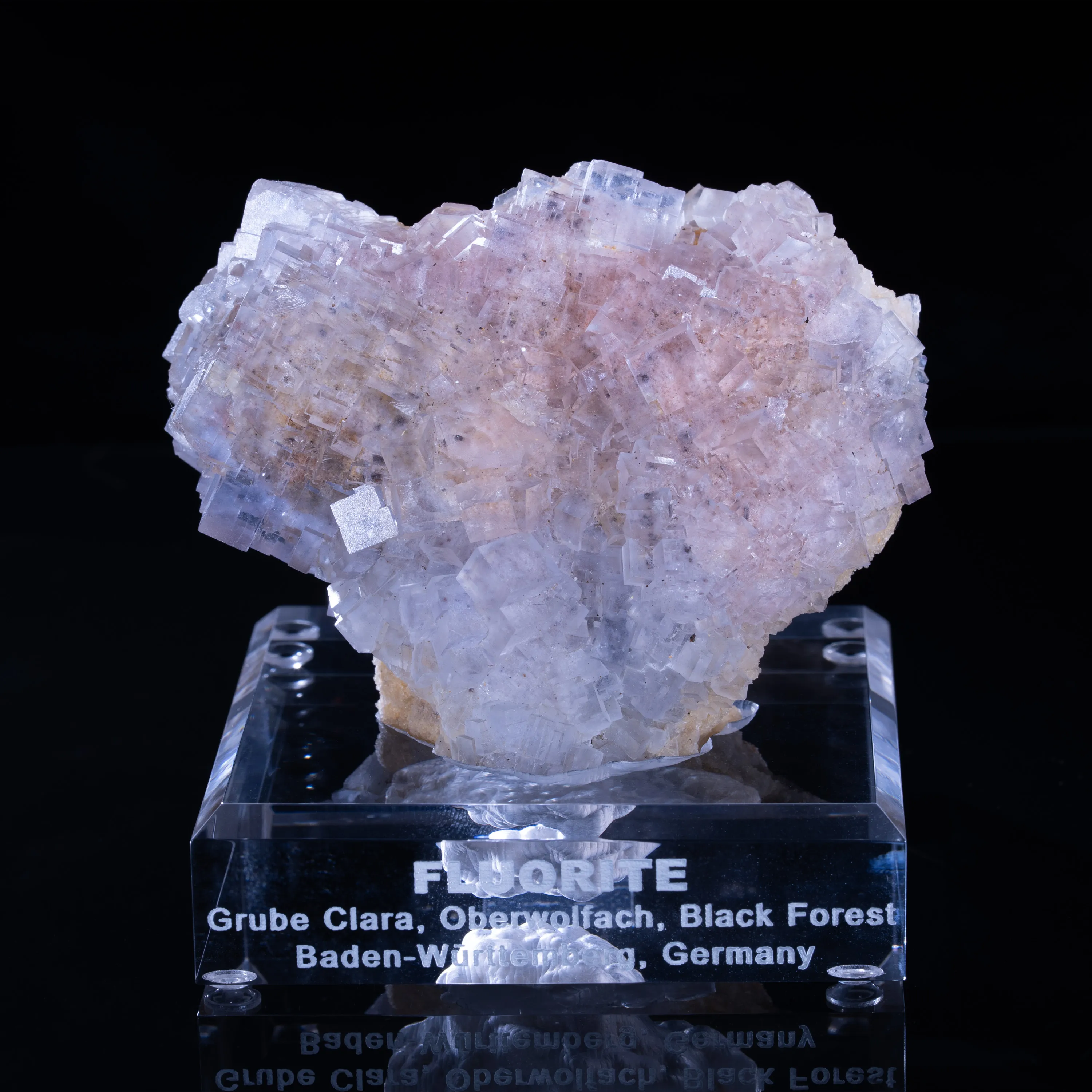 Fluorite from Germany, Baden-Württemberg, Freiburg Region, Ortenaukreis, Oberwolfach, Clara Mine - image 3