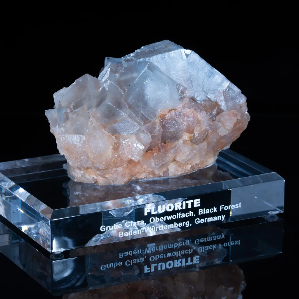 Fluorite from Germany, Baden-Württemberg, Freiburg Region, Ortenaukreis, Oberwolfach, Clara Mine image