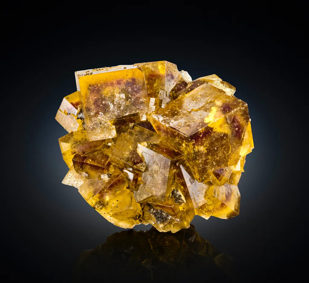 Fluorite from Germany, Saxony, Erzgebirgskreis, Annaberg-Buchholz, Frohnau, Bergmännisch Glück Mine image