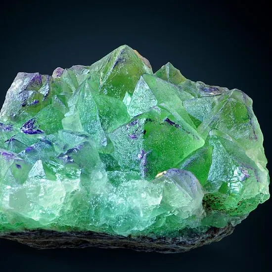 Fluorite from Germany, Saxony, Gelbe Birke Mine - image 3