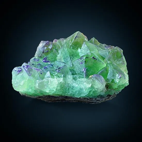 Fluorite from Germany, Saxony, Gelbe Birke Mine - image 1