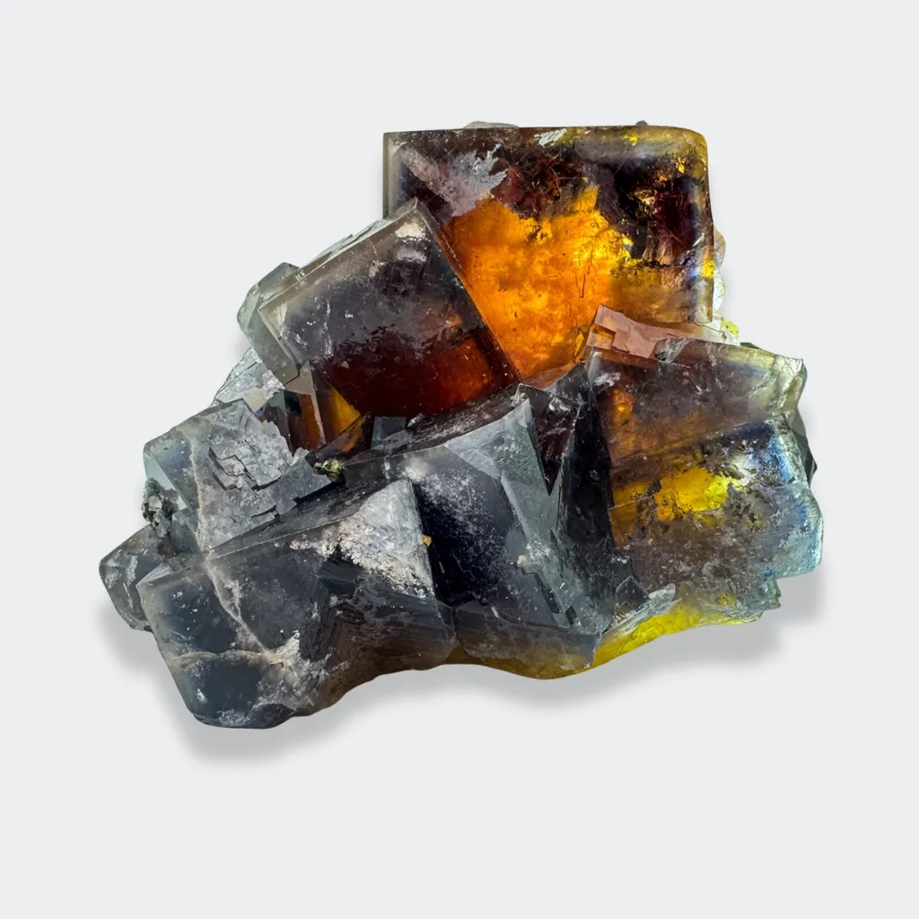 Fluorite from Germany, Saxony, Halsbrücke, Beihilfe Mine image