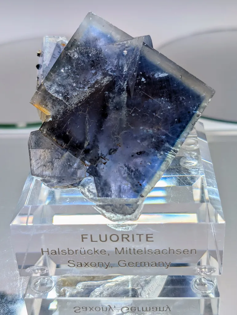 Fluorite from Germany, Saxony, Halsbrücke, Beihilfe Mine - image 6