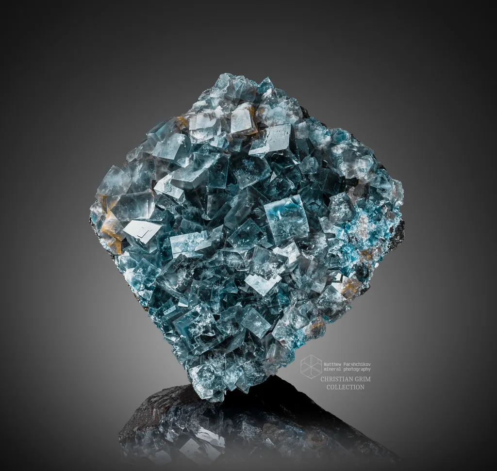 Fluorite from Germany, Saxony, Halsbrücke, Beihilfe Mine image