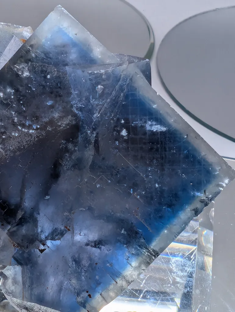 Fluorite from Germany, Saxony, Halsbrücke, Beihilfe Mine - image 2