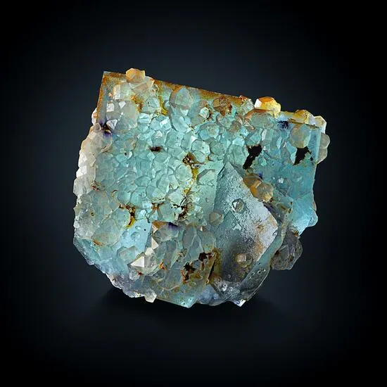 Fluorite from Germany, Saxony, Niederschlag