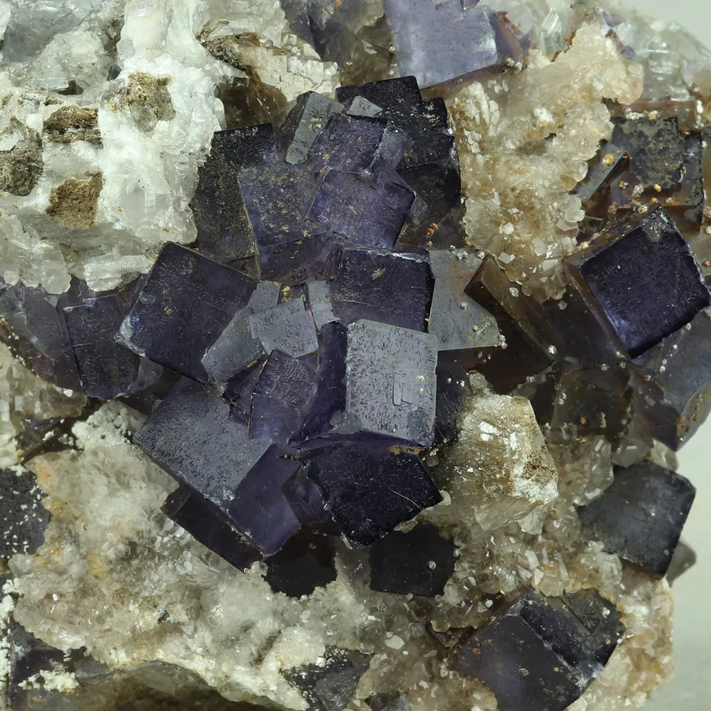 Fluorite from Greece, Attica, Kamariza Mines