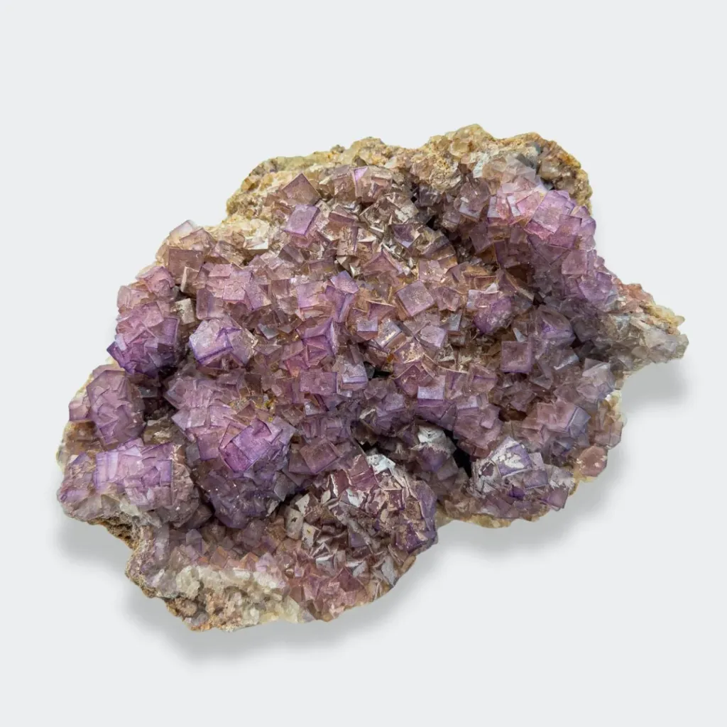 Fluorite from Greece, Attica, Lavrion Mining District