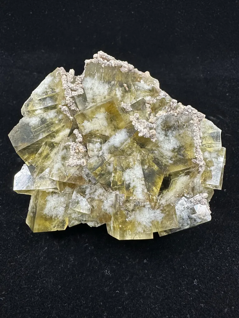 Fluorite from Honey Bear pocket, UK, England, County Durham, Rogerley Quarry, Diana Maria Mine image