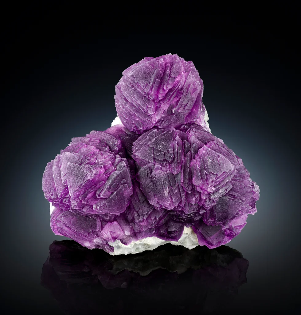 Fluorite from Huraiskoye Fluorite Deposit, Buryatia, Russia image