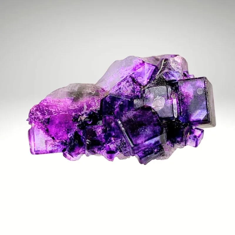 Fluorite from Ireland, Connacht, Connemara, Costelloe, Shannapheasteen, Larkin's Quarry - image 3