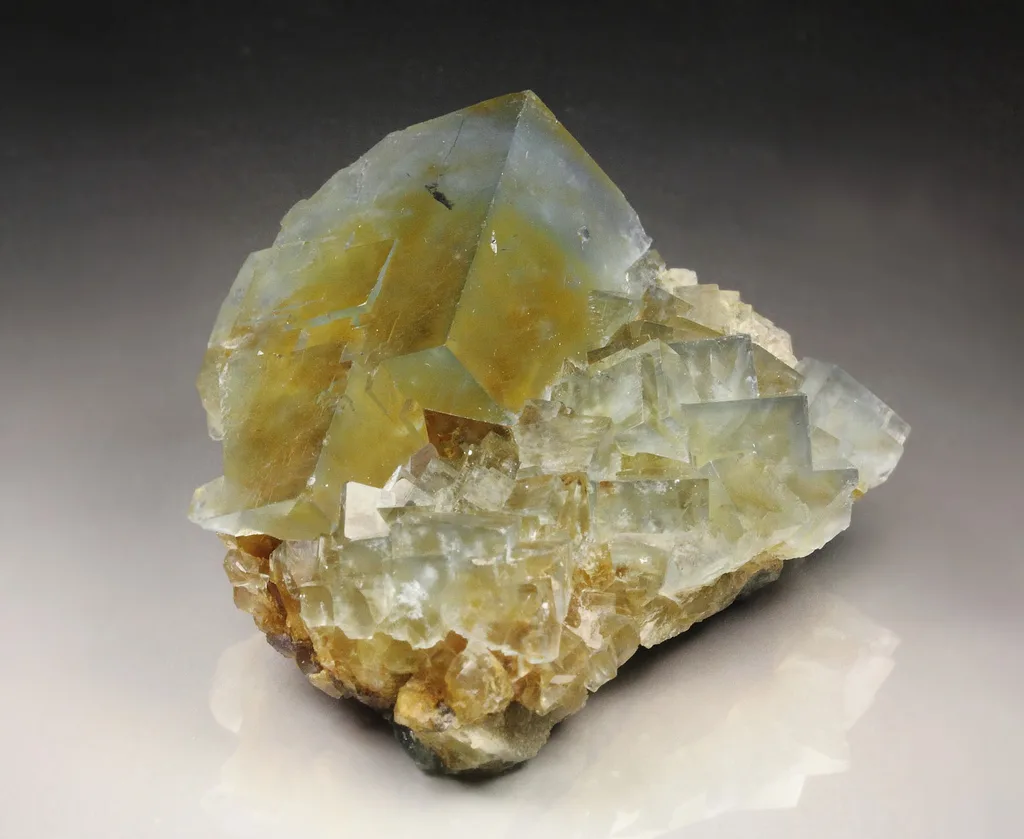 Fluorite from La Barre Mine, Auvergne-Rhône-Alpes, France - image 4