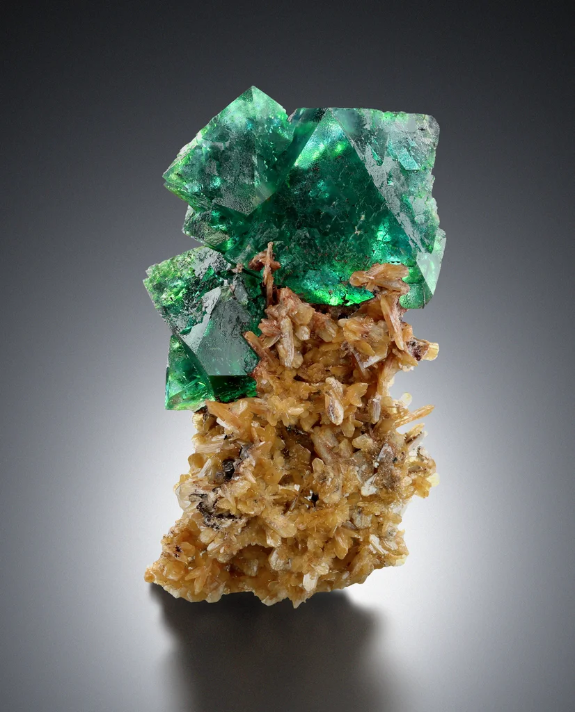 Fluorite from Malmberget, Gällivare, Norrbotten County, Sweden image