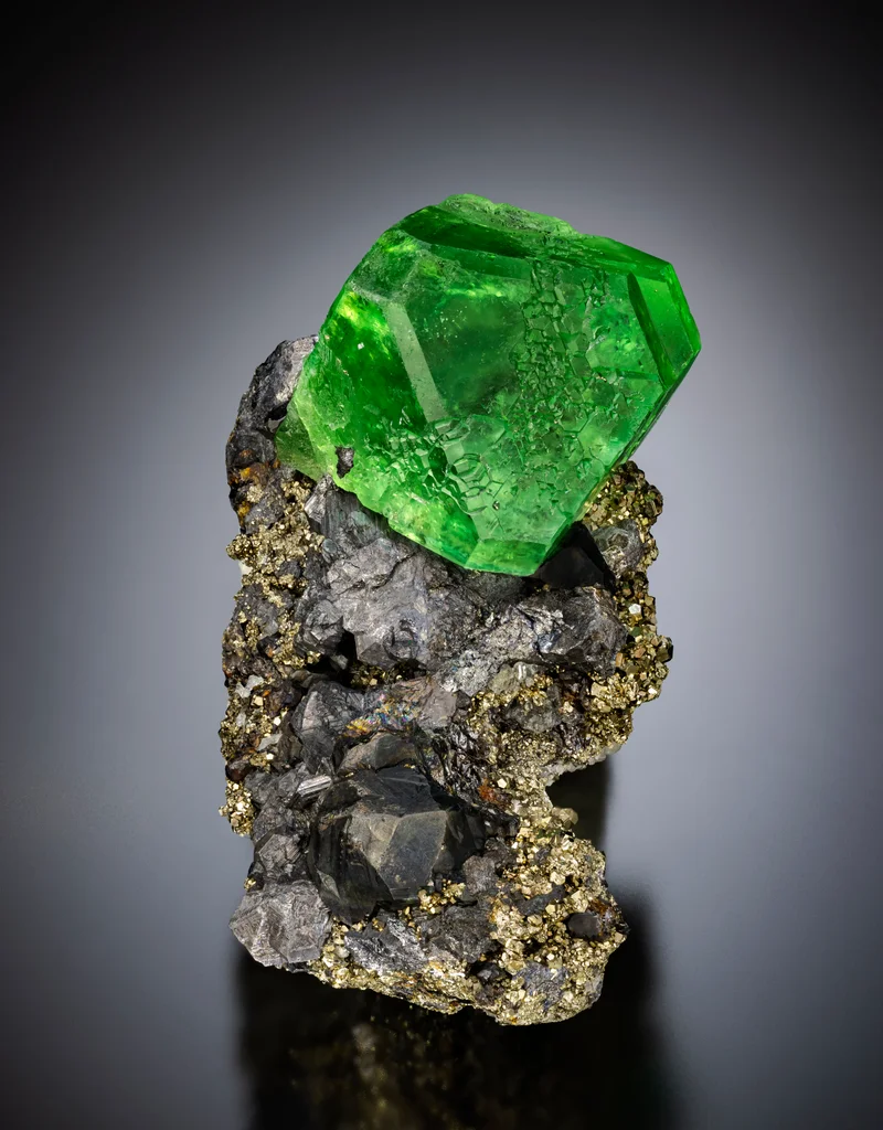 Fluorite from Milpo mine, Pasco, Peru image