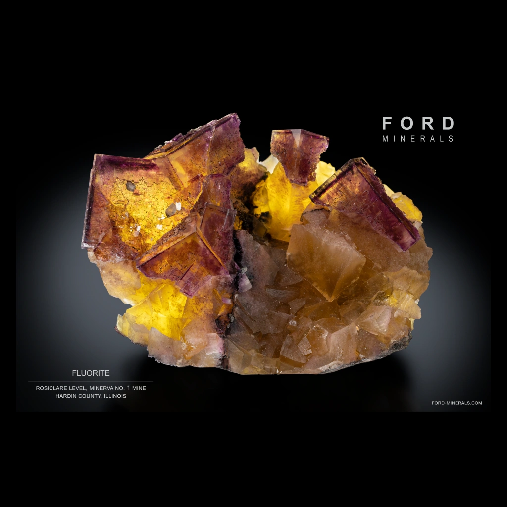 Fluorite from Minerva No. 1 Mine, Hardin County, Illinois, USA image