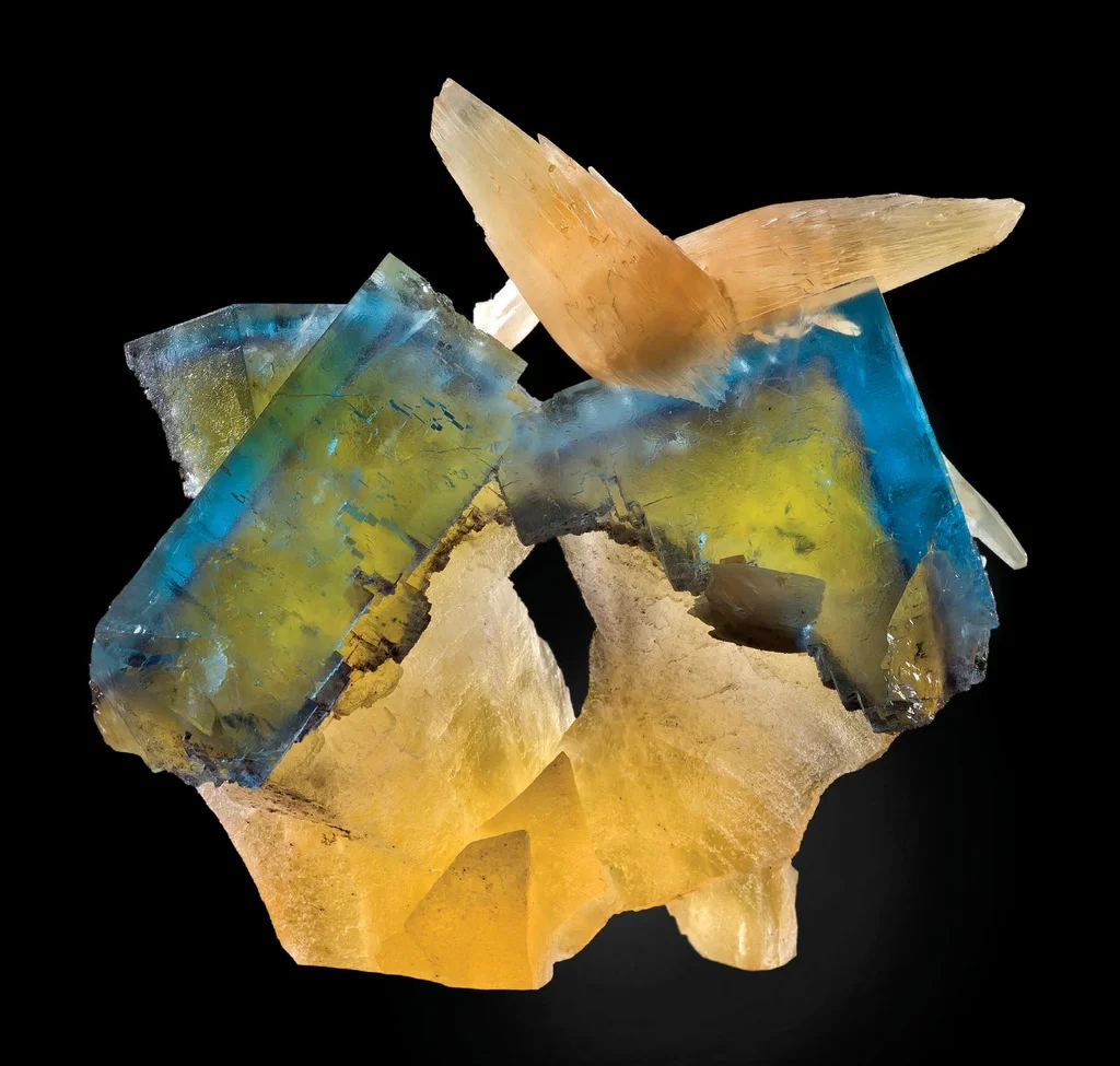 Fluorite from Minerva No. 1 Mine, Hardin County, Illinois, USA image