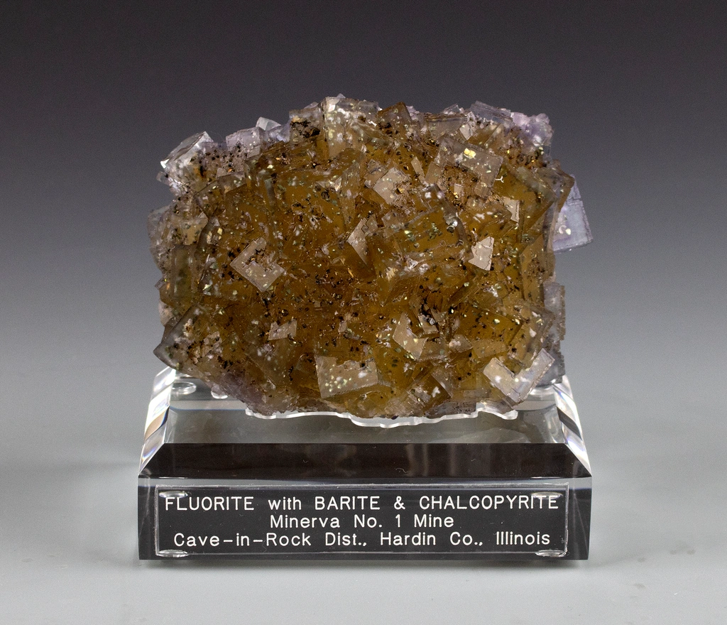 Fluorite from Minerva No. 1 Mine, Hardin County, Illinois, USA image