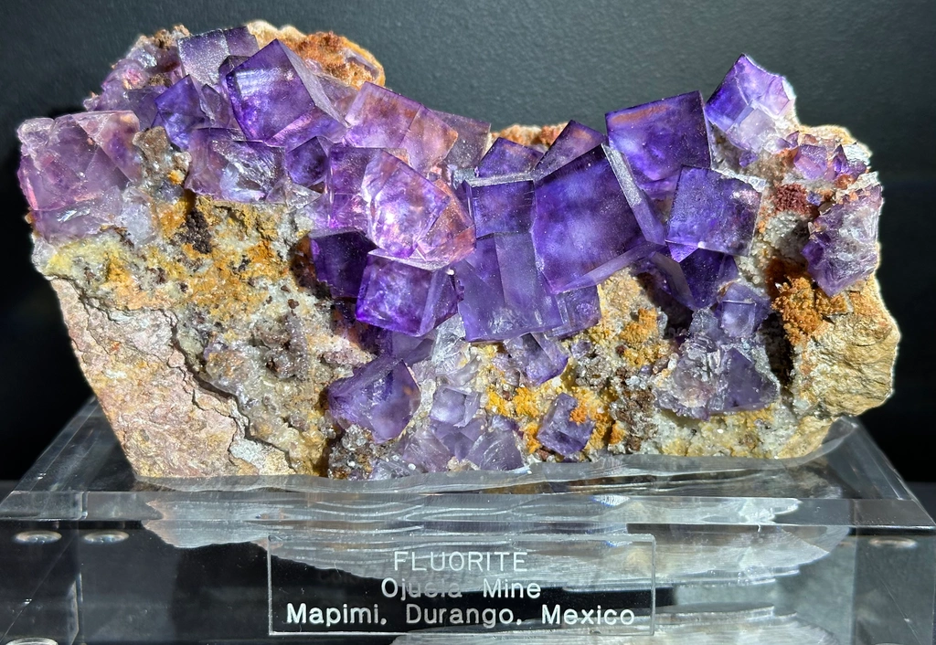 Fluorite from Ojuela Mine, Mapimí, Durango, Mexico image