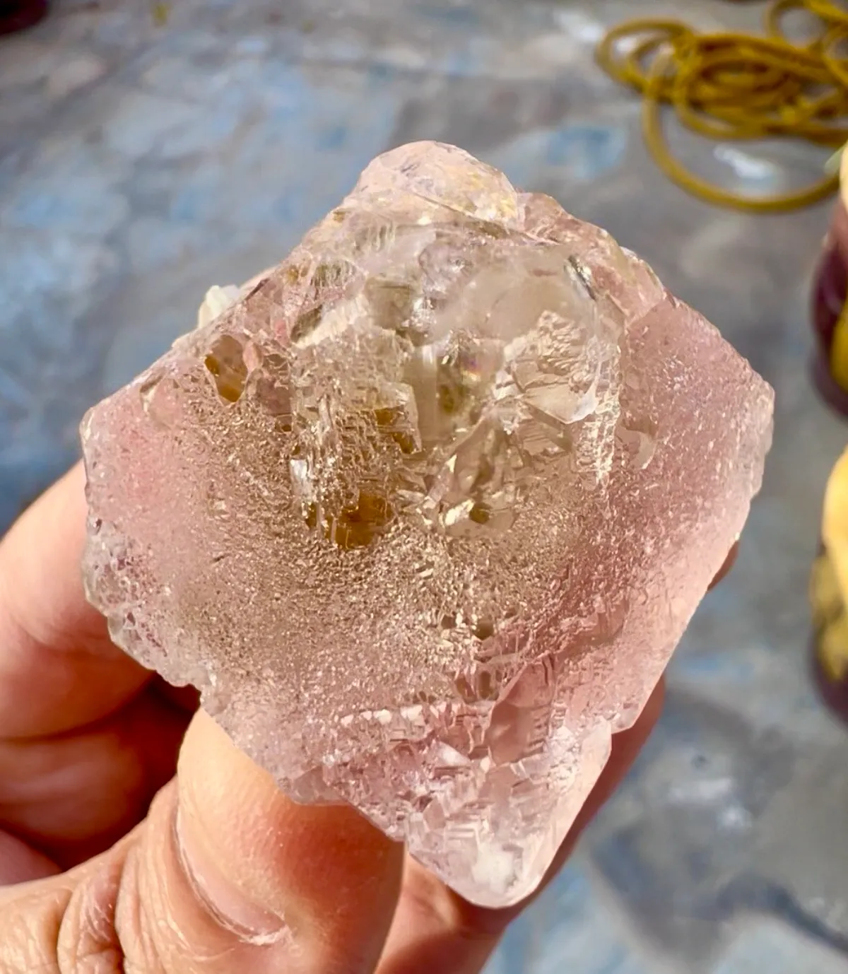 Fluorite from Pakistan, Gilgit-Baltistan, Nagar District, Chumar Bakhoor - image 4