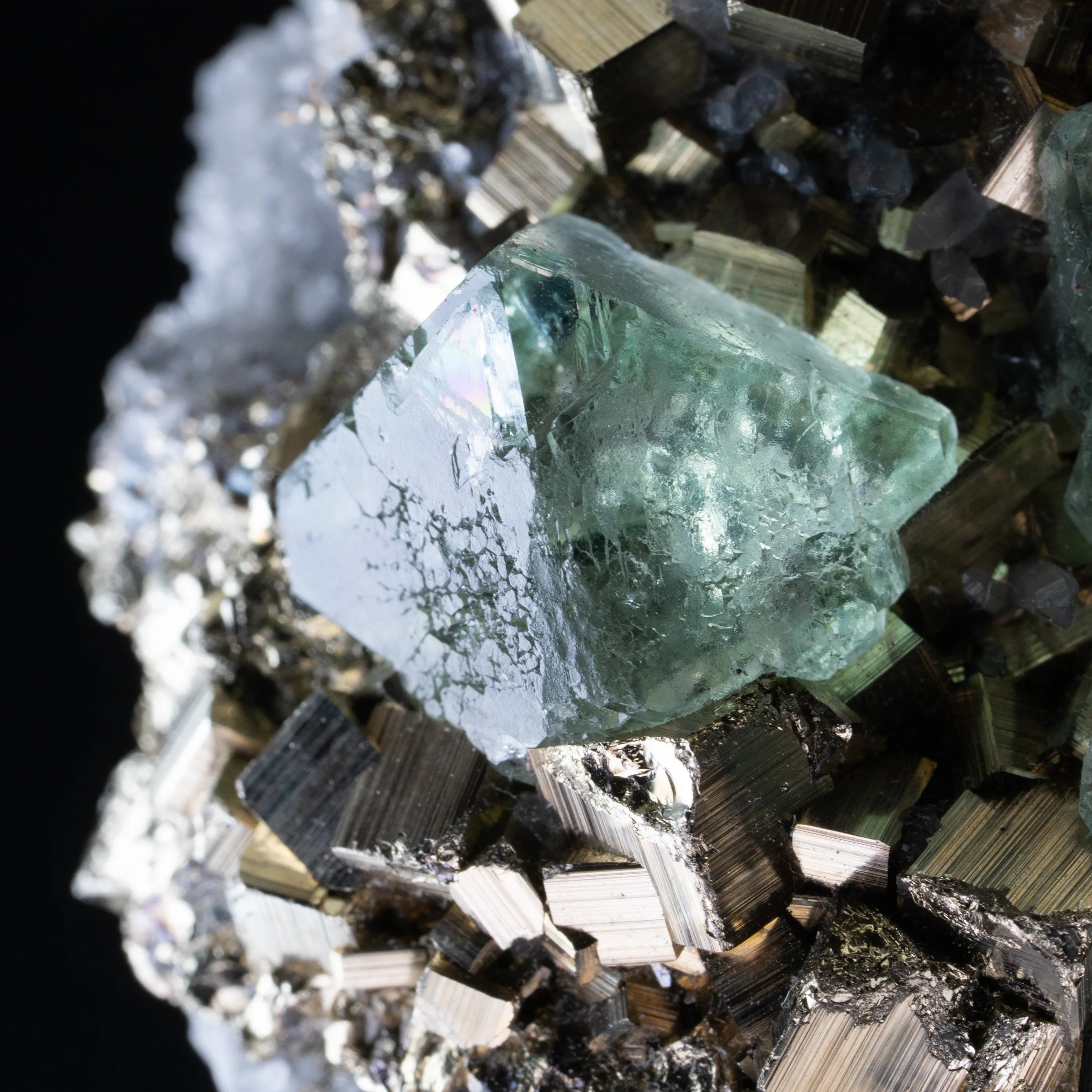 Fluorite from Peru, Pasco, Cerro de Pasco - image 1