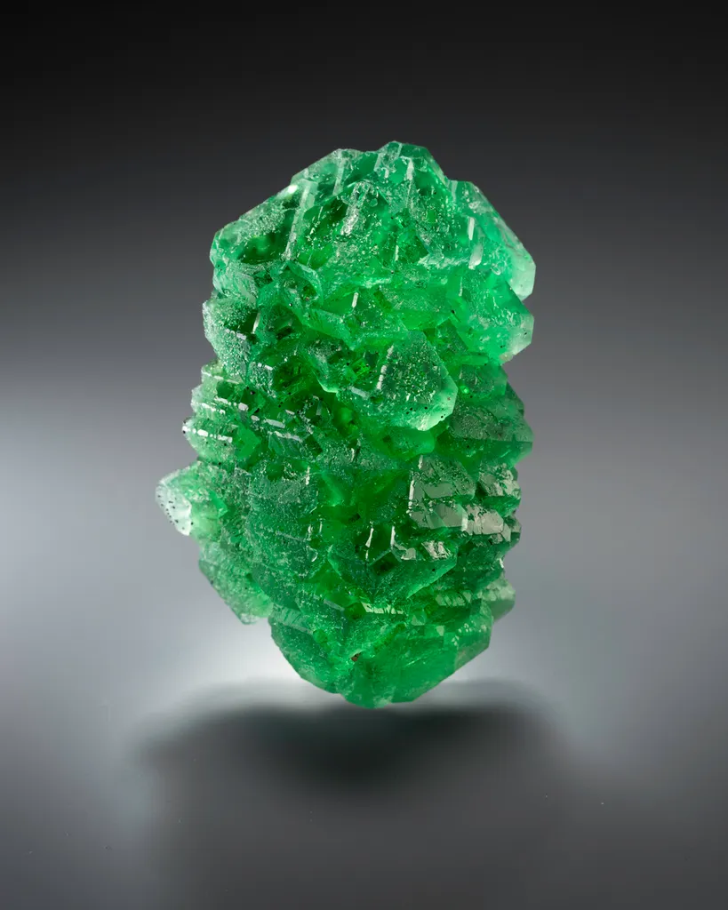 Fluorite from Peru, Pasco, Milpo mine