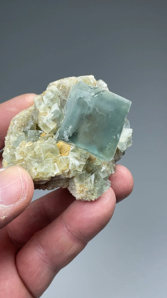 Fluorite from Poggio Balate, Termini Imerese, Sicily, Italy - image 2
