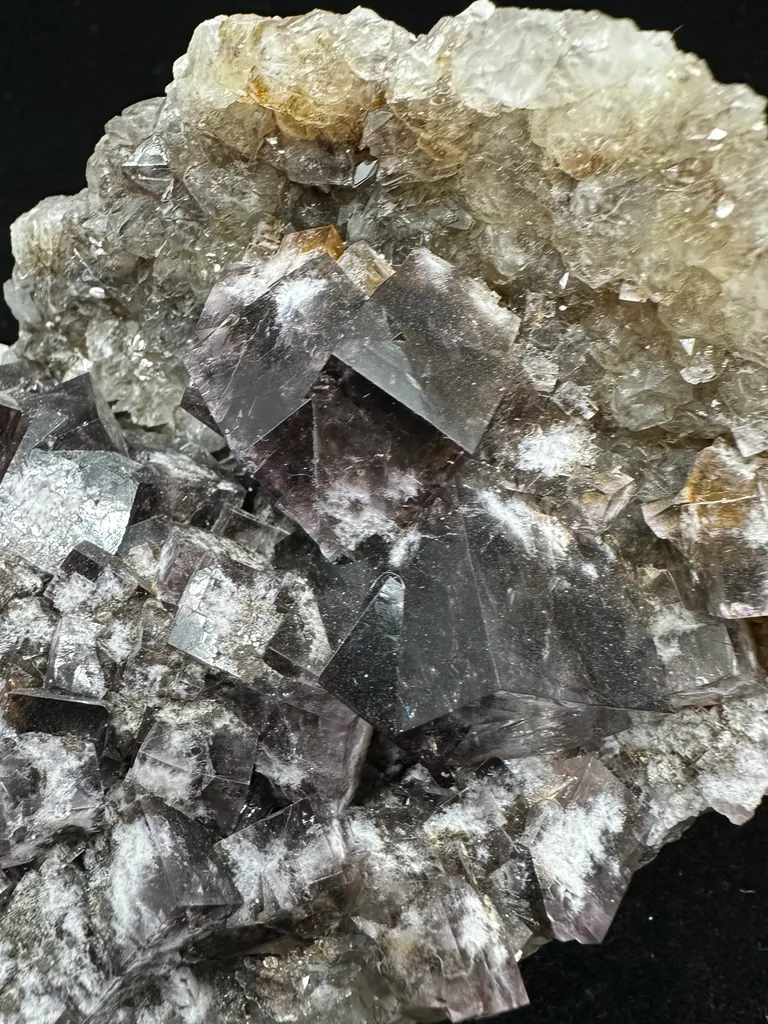 Fluorite from Purple Haze pocket, UK, England, County Durham, Rogerley Quarry, Diana Maria Mine - image 2