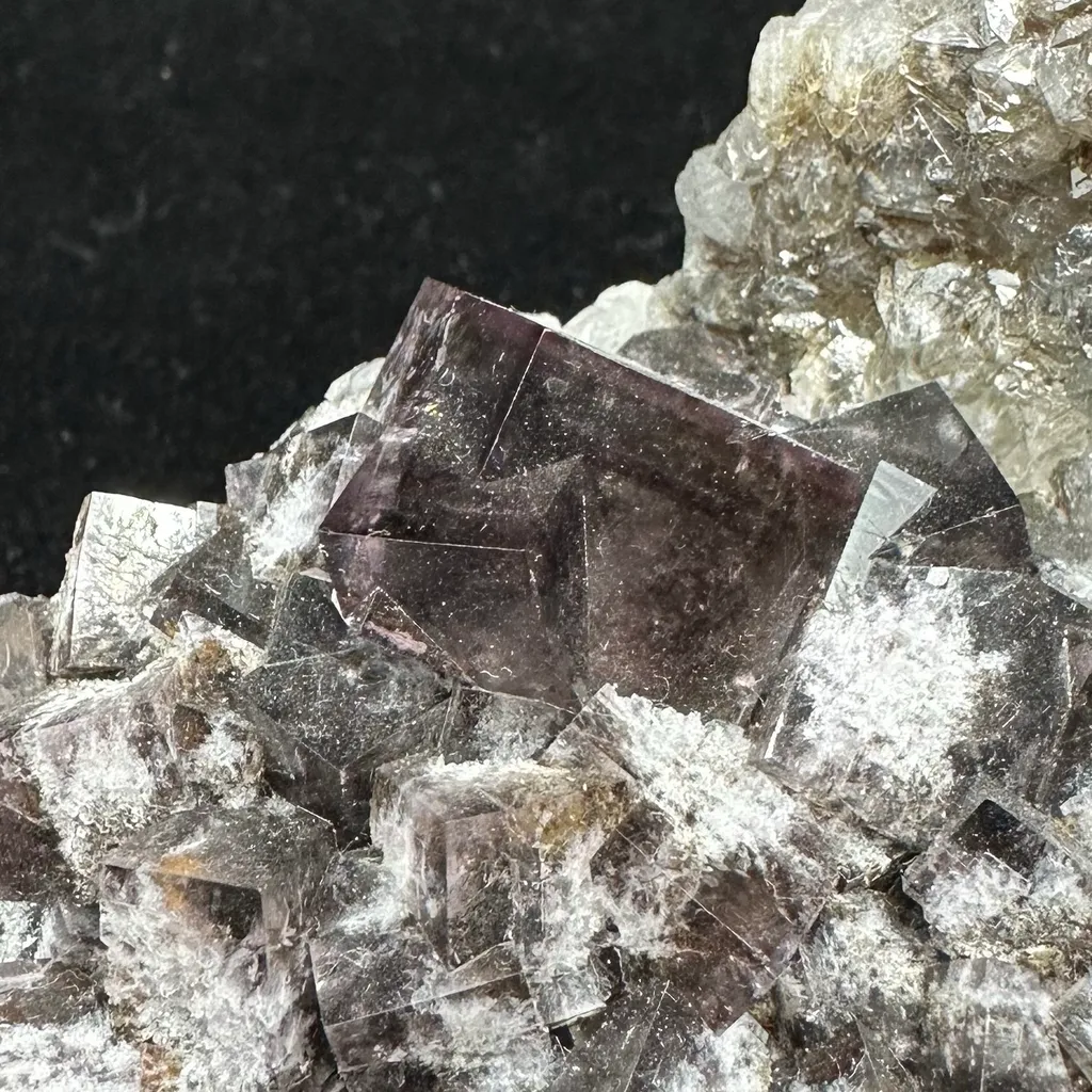 Fluorite from Purple Haze pocket, UK, England, County Durham, Rogerley Quarry, Diana Maria Mine - image 3