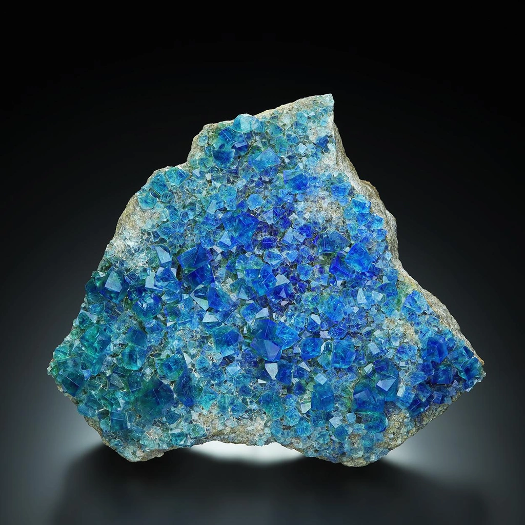 Fluorite from Rogerley Mine, Rogerley Quarry, County Durham, England, UK image