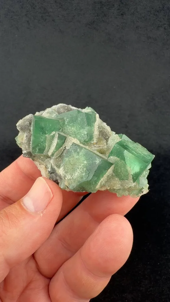 Fluorite from Rogerley Mine, Rogerley Quarry, County Durham, England, UK - image 2