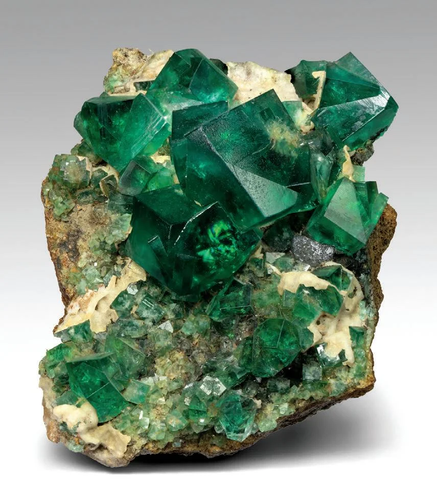 Fluorite from Rogerley Mine, Rogerley Quarry, County Durham, England, UK image