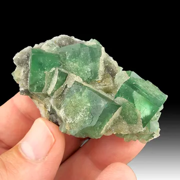 Fluorite from Rogerley Mine, Rogerley Quarry, County Durham, England, UK