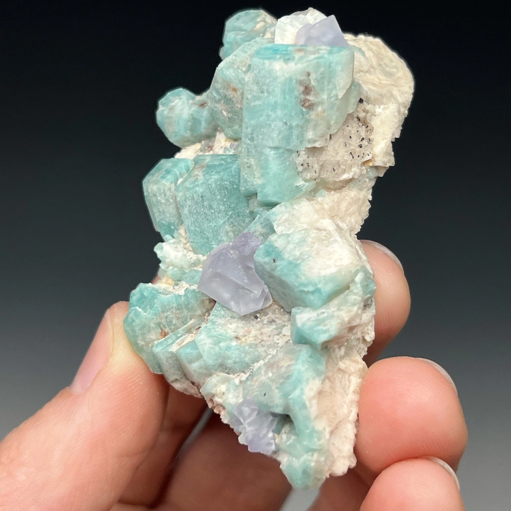 Fluorite from Smoky Hawk claim, Crystal Peak, Teller County, Colorado, USA - image 2