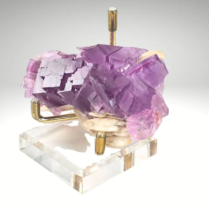 Fluorite from Spain, Asturias, Berbes mining area - image 2