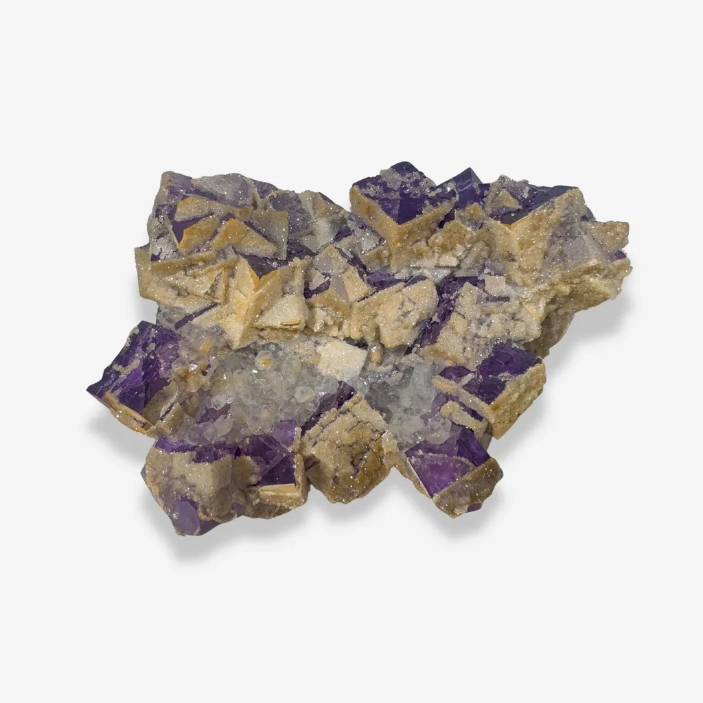 Fluorite from Spain, Asturias, Berbes mining area, Berbes - image 2