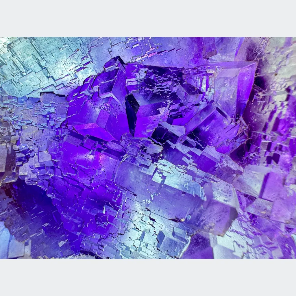 Fluorite from Spain, Asturias, Siero, La Collada mining area, La Collada - image 5