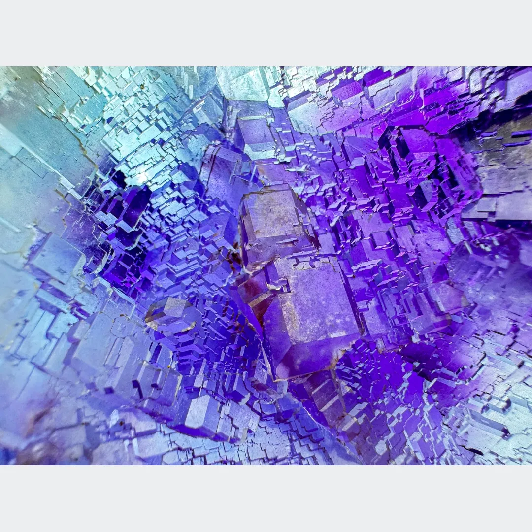 Fluorite from Spain, Asturias, Siero, La Collada mining area, La Collada - image 5