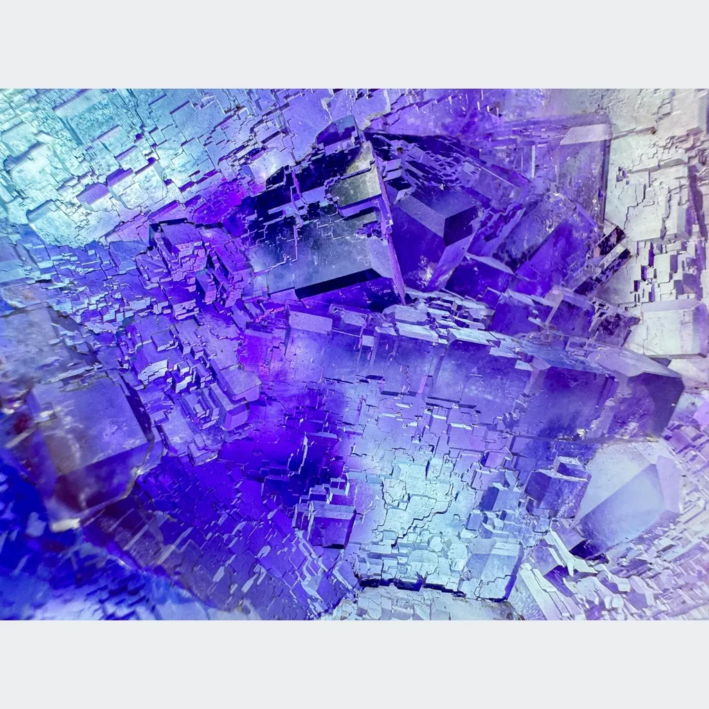 Fluorite from Spain, Asturias, Siero, La Collada mining area, La Collada - image 3