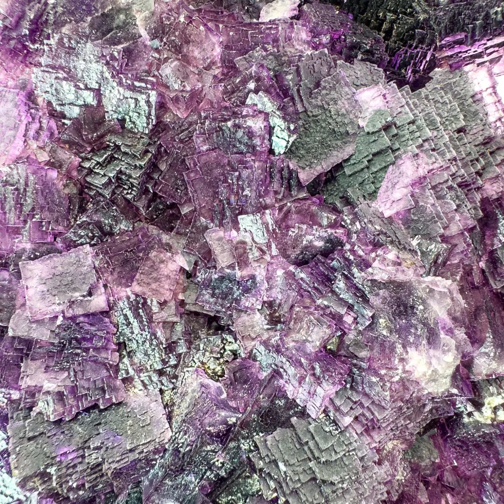 Fluorite from Spain, Asturias, Siero, La Collada mining area, La Collada - image 3