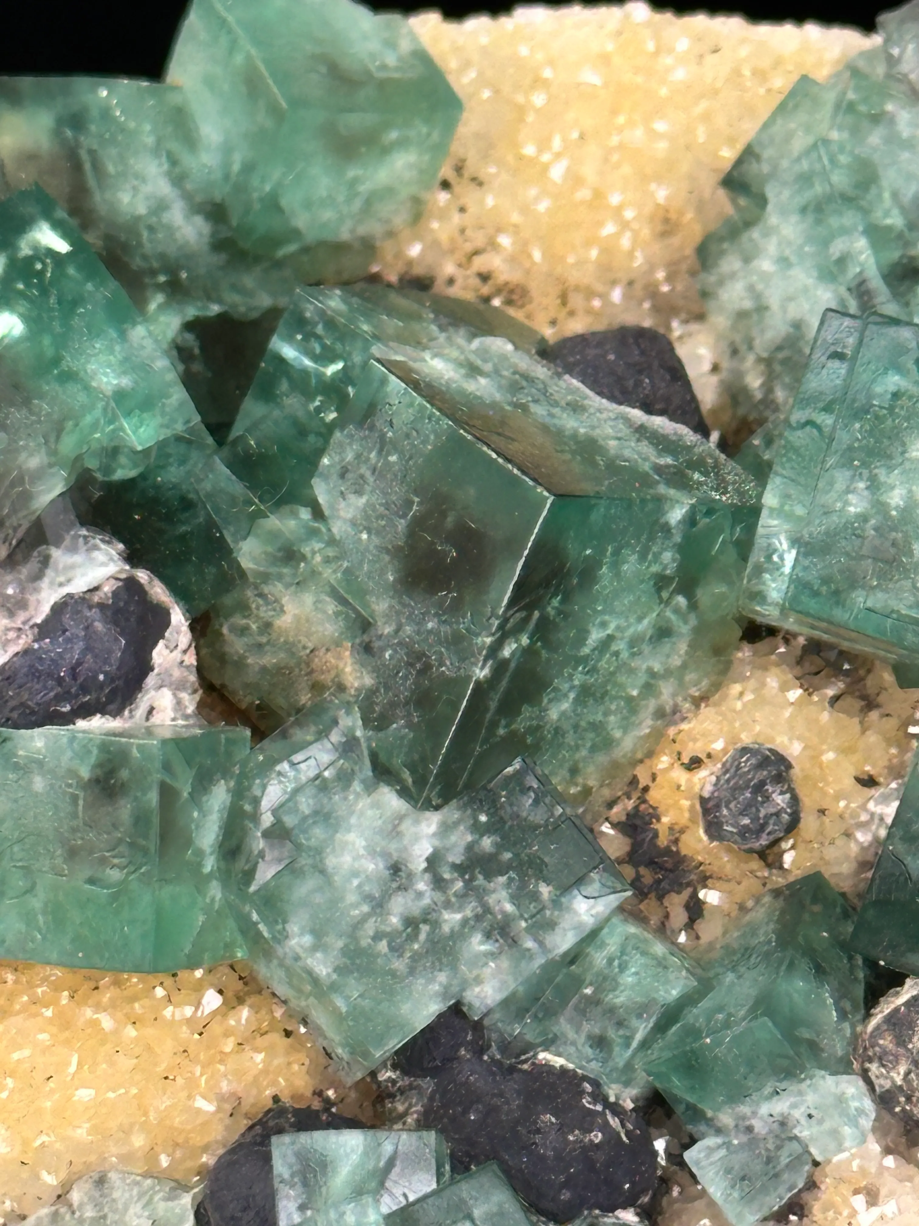 Fluorite from UK, England, County Durham, Rogerley Quarry, Diana Maria Mine - image 3