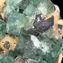 Fluorite from UK, England, County Durham, Rogerley Quarry, Diana Maria Mine - image 2