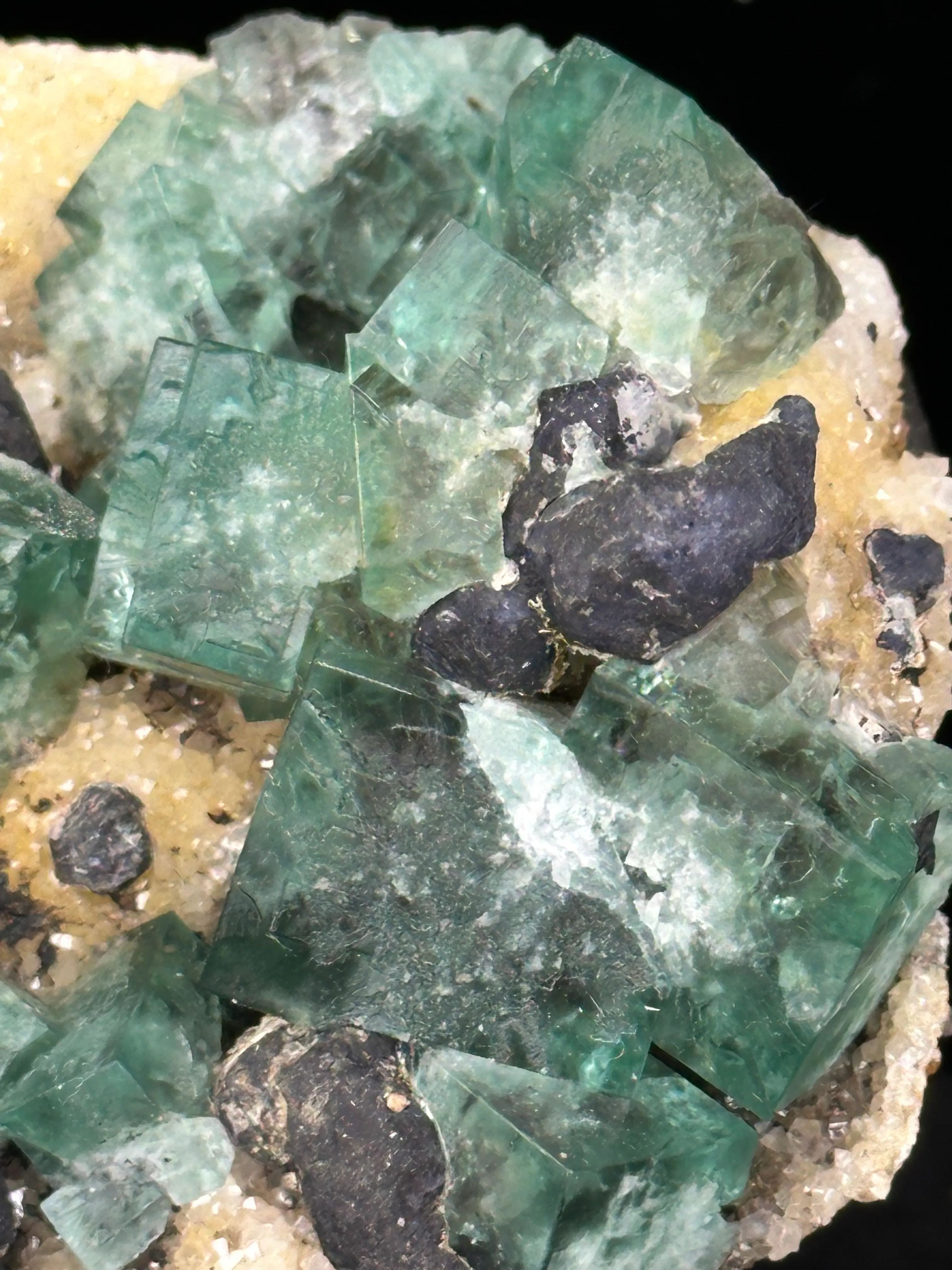 Fluorite from UK, England, County Durham, Rogerley Quarry, Diana Maria Mine - image 2