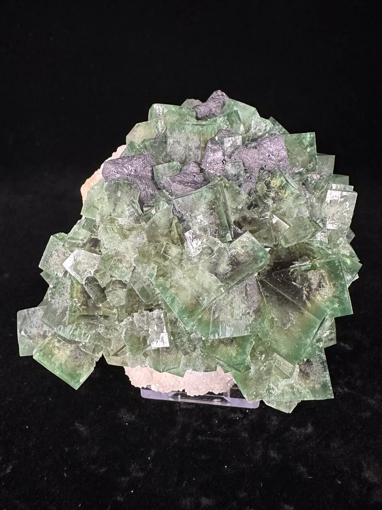 Fluorite from UK, England, County Durham, Rogerley Quarry, Diana Maria Mine image