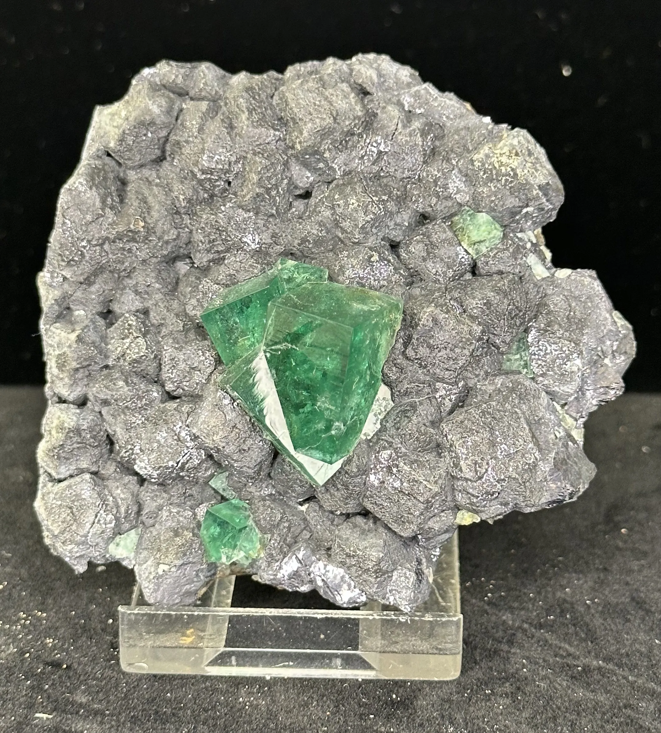 Fluorite from UK, England, County Durham, Rogerley Quarry, Diana Maria Mine - image 1