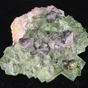 Fluorite from UK, England, County Durham, Rogerley Quarry, Diana Maria Mine - image 3