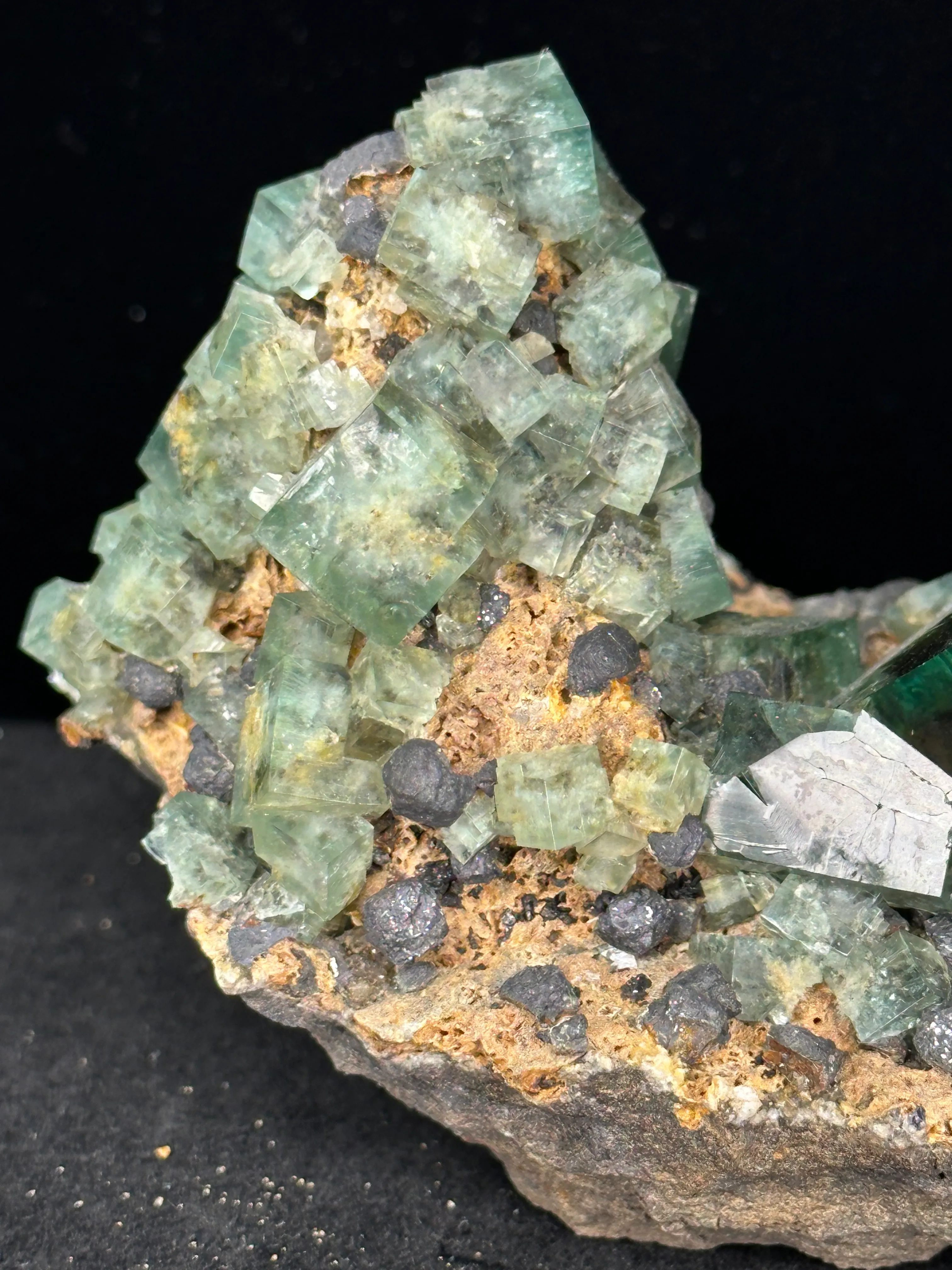 Fluorite from UK, England, County Durham, Rogerley Quarry, Diana Maria Mine - image 2