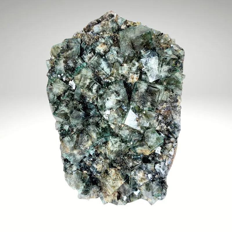 Fluorite from UK, England, County Durham, Rogerley Quarry, Diana Maria Mine, Milky Way Pocket image