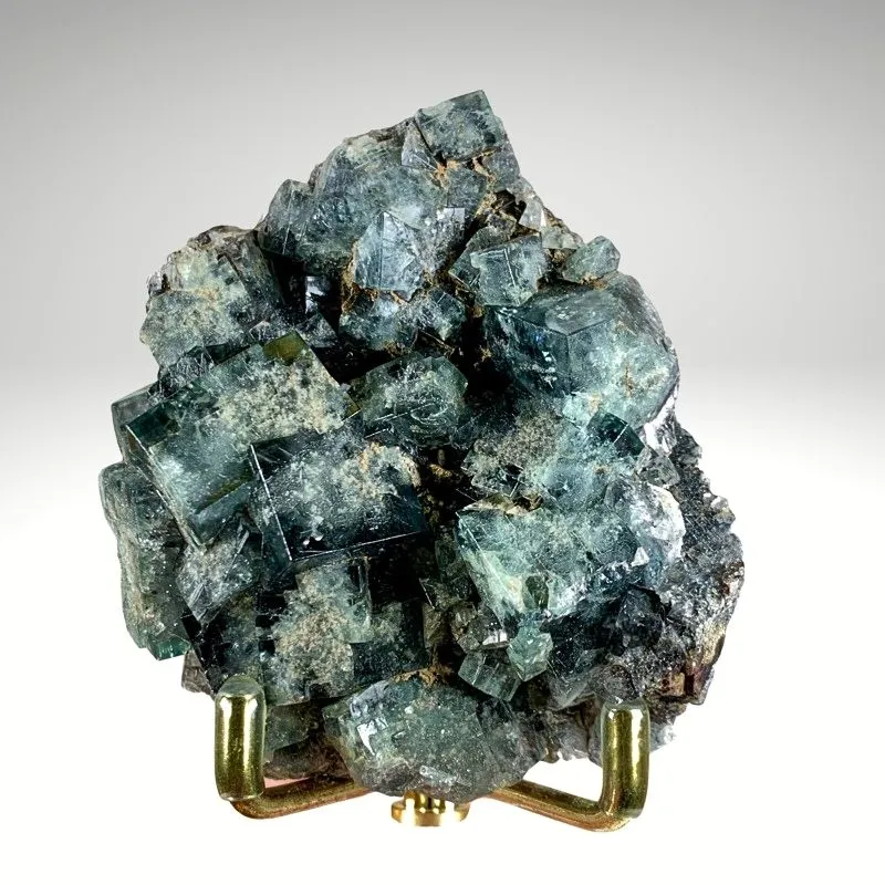 Fluorite from UK, England, County Durham, Rogerley Quarry, Diana Maria Mine, Milky Way Pocket