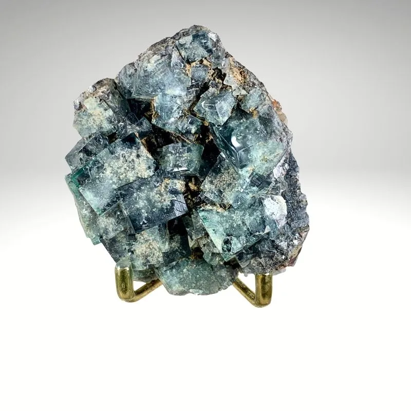 Fluorite from UK, England, County Durham, Rogerley Quarry, Diana Maria Mine, Milky Way Pocket - image 4
